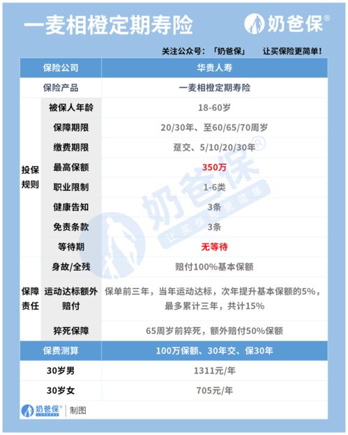 華貴一麥相橙定期壽險（互聯網專屬）深度評測 保障、性價比與網絡信息安全視角下的思考